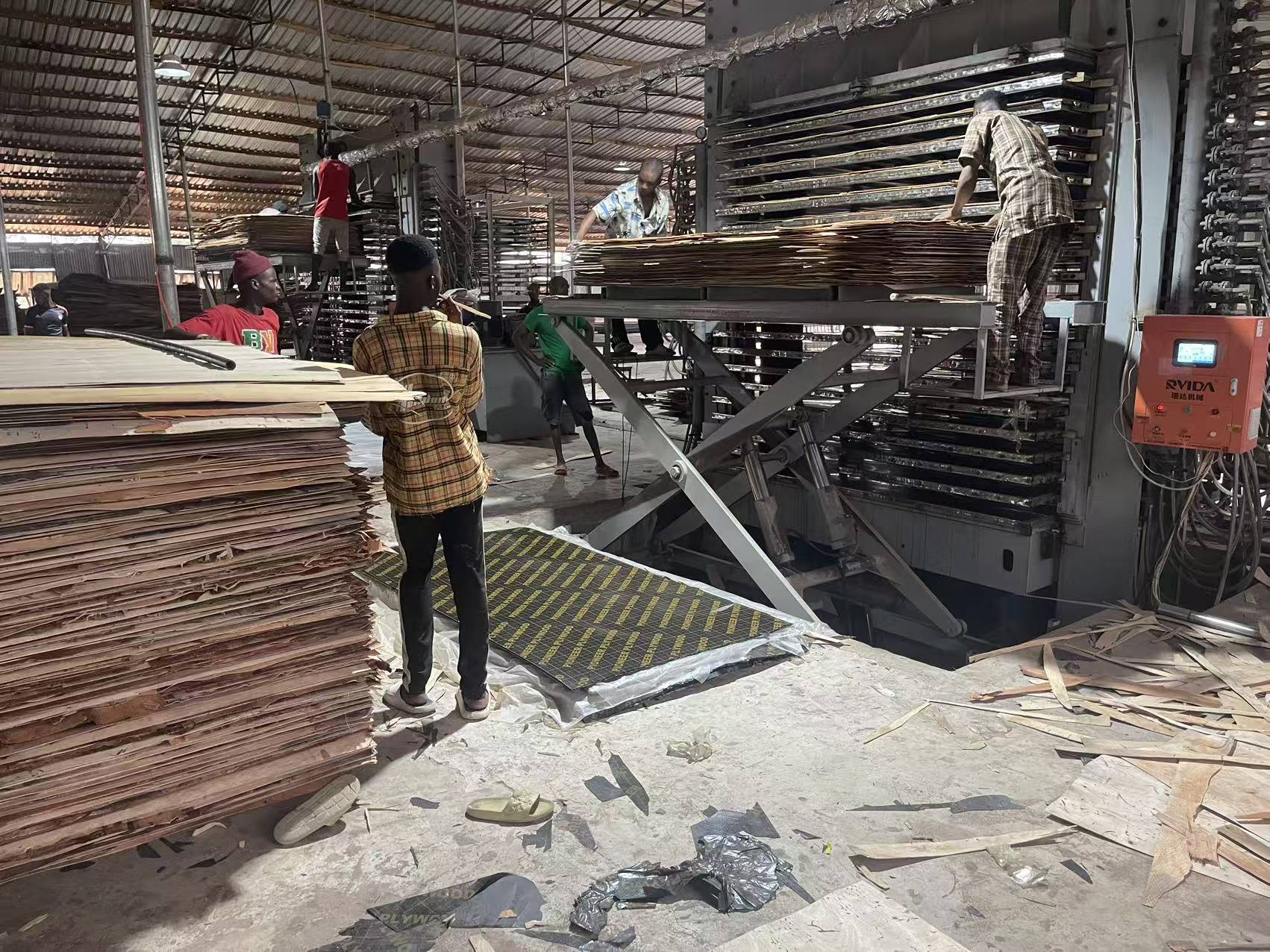 Pioneer factory production line
